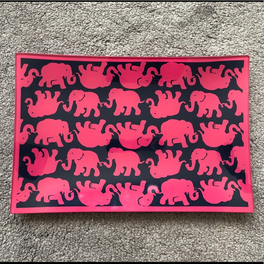 Lilly Pulitzer Tusk In Sun Glass Tray